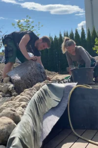 Professionelle Ausführung geplanter Garten- und Außenanlagen mit hoher Qualität.
