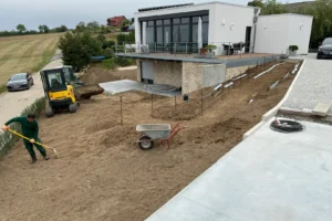 Fachkundige Realisierung von Außenanlagen mit professioneller Koordination.