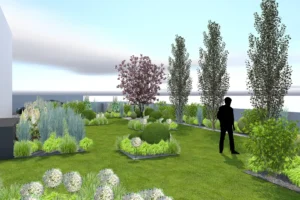 Professionelle Gartenplanung mit individuellen Konzepten für moderne Außenanlagen.