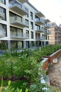 Fachgerechte Gestaltung von Außenanlagen für Wohnquartiere und Neubauprojekte.